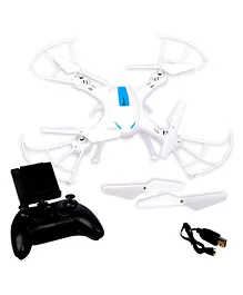 Wembley Toys Hawk Eye Wifi Drone 2.4 Ghz With LED Lights - White