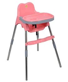My Giraffee Baby Spotty Dining Chair With Foot Rest - Pink