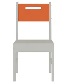 Adona Mystica Solid Teak Wood Study Chair - Orange