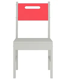 Adona Mystica Solid Teak Wood Study Chair - Pink