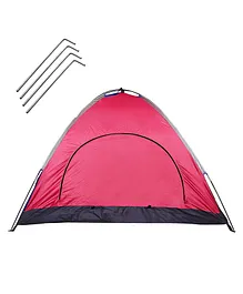 Strauss Portable Waterproof Camping Tent - Pink