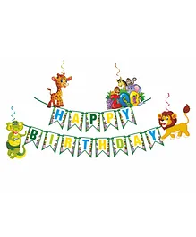 Amazing Xperiene Birthday Decoration Jungle Theme Combo - Pack of 5