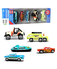 WOW Toys - Delivering Joys of Life|| Friction City Cars Cars Set||Die Cast Metal|| Multi Colour || Pack of 5 Mini Cars|| 1:64 Scale Ratio
