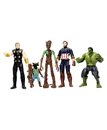 WOW TOYS - Delivering Joys of Life Super Hero Universe Legend Series Action Figures Pack of 4 - Height 15 cm