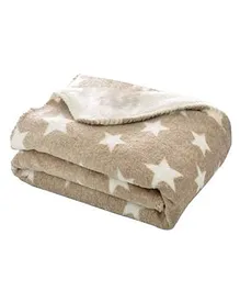 Babyzone Super Soft Reversible Baby Blanket - Camel