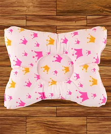 Mittenbooty Polyfill Pillow Crown Print - Pink