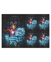Itsy Bitsy A4 Iron Man Filament Decoupage Sheets Pack of 2  - Black