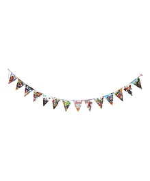 Itsy Bitsy 250 GSM Avengers In Action Banner With Satin Cord Multicolor - Length 17.27 cm