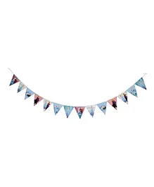 Itsy Bitsy 250 GSM Frozen Party Banner With Satin Cord Multicolor - Length 17.27 cm