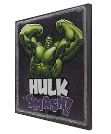 Itsy Bitsy Hulk Smash Glam Home Decor Panel - Multicolour