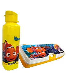 Sterling Nemo Theme Water Bottle With Pencil Box Set - Multicolour
