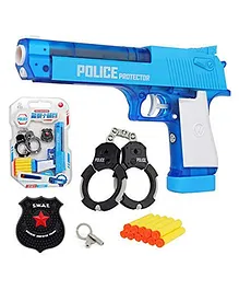 Yamama  2 in 1 Police Toy Set - Blue