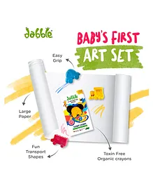 Dabble Baby's First Art Set ( Dabble Chunkies and Art Roll)