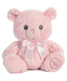 Frantic Teddy Soft Toy Pink - Height 32 cm