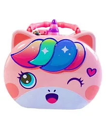 YAMAMA Unicorn Piggy Bank With Security Lock & Keys - Multicolour