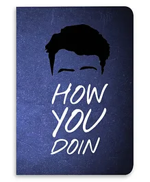 Celfie Design Friends How You Doin Designer Ruled Notebook - 100 Pages