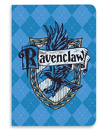 Celfie Design Crest Ravenclaw Pattern Designer Ruled Notebook - 100 Pages