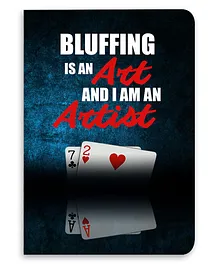 Celfie Design Art Of Bluffing Ruled Notebooks Multicolor - 100 Pages