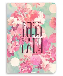 Celfie Design Boss Lady Floral Printed Notebook - 100 Pages