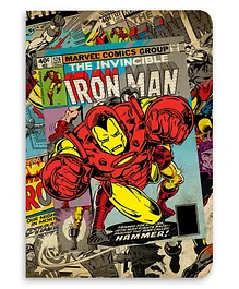 Celfie Design Comic Ironman Printed Notebook - 100 Pages