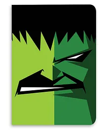 Celfie Design Face Focus Hulk Printed Ruled Notebook - 100 Pages