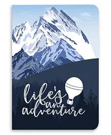 Celfie Design Lifes An Adventure Designer Ruled Notebooks Multicolor - 100 Pages