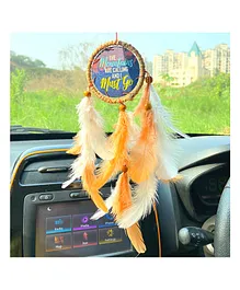 Rooh Dream Catchers Mountains Are Calling Handmade Car Hangings - Muloticolor