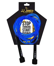 JJ Jonex Speed Adjustable Skipping Rope Gym Home And Fat Burner Fitness Workout - Blue