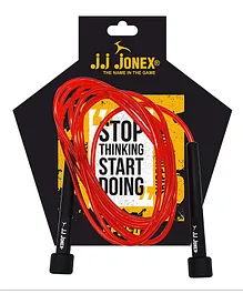 JJ Jonex Speed Adjustable Skipping Rope Gym Home And Fat Burner Fitness Workout - Red