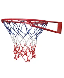 JJ Jonex Heavy Basketball Ring with Cotton Net & Screw- Multicolour