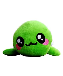 Shritoys Baby Turtle Shaped Soft Toy Cum Pillow Green - Length 20 cm