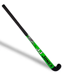 JJ JONEX Wooden Super Hockey Stick for Beginner's Field Practice - Green