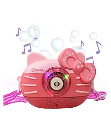 Toyshine Bubble Camera Toys with Music and Lights- Pink