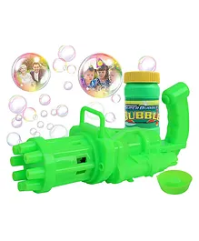 Toyshine 8 Hole Electric Bubbles Gun - Green