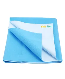 1st Step Extra Absorbent Dry Bed Protector Sheet Small - Light Blue