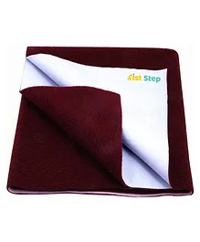 1st Step Dry Extra Absorbent Bed Protector Sheet Small - Maroon