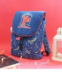 Silverlinen Official Warner Bros Harry Potter Causal Backpack Gryffindor Blue - 13 Inches