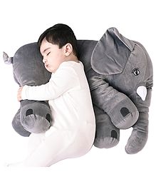 DearJoy Elephant Shaped Baby Pillow - Grey