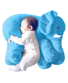 DearJoy Elephant Shaped Baby Pillow - Blue