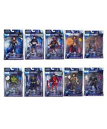 Uniquebuyin Legends Series Avengers Endgame  Actions Figures Set of 6 Multicolor (Any 6 Assorted Figures Can Sent Out Of 10)