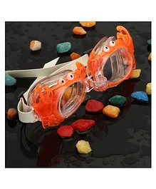  PASSION PETALS Crab Anti Fog Swimming Goggles - Orange