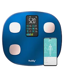 Vandelay Smart Digital Bluetooth BMI Electronic Weighing Scale - Dark Blue