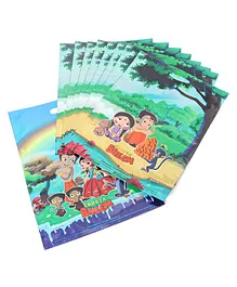 Chhota Bheem Big Size Theme Party Bags Multicolour - Pack Of 10