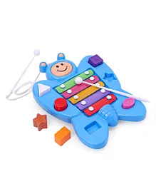Prime Butterfly Xylophone & Shape Sorter - Blue