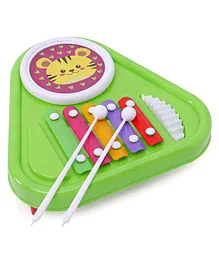 Prime Drum & Xylophone 3 in 1 Band Set - Green