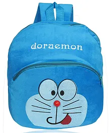 O Teddy Doraemon Plush School Bag Blue - Height 14 Inches