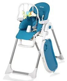 DOTMOM Magic Fold High Chair with Overhead Toy Bar - Blue