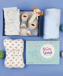 Kicks & Crawl Sleep Away Baby Boys Hamper Pack Of 6 - Multicolor
