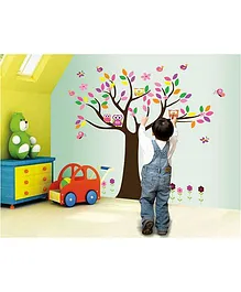 Syga Tree Wall Sticker - Multicolor