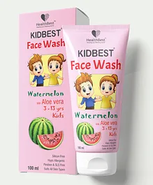 Healthbest Kidbest Facewash For All Skin Types Watermelon Flavor- 100 ml